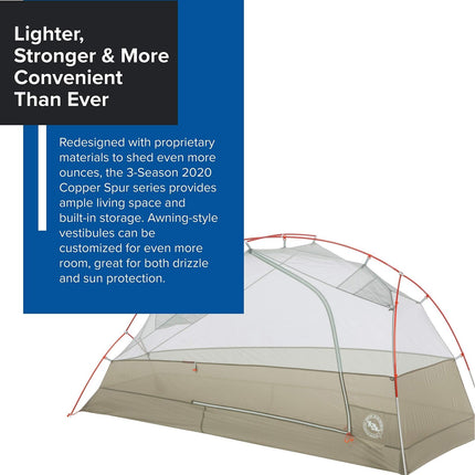 Big Agnes Copper Spur HV UL - UltralightBackpacking Tent