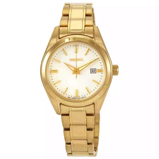 Seiko Ladies Neo Classic Quartz Silver Dial Watch - SUR632P1