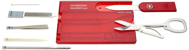 Victorinox Swiss Army Swiss Card, Translucent Ruby 0.7100.T