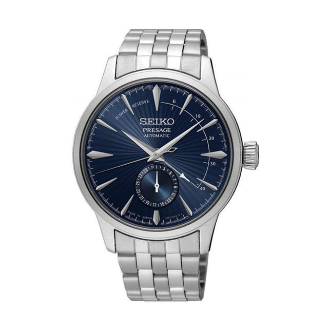 SEIKO Men's PRESAGE Power Reserve Cocktail Time"Blue Moon" SSA347J1