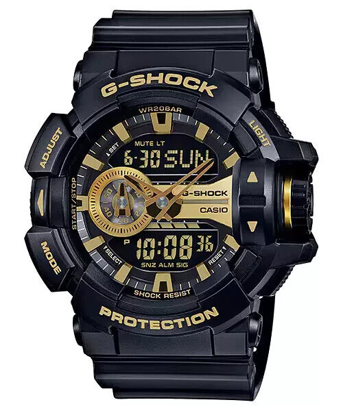 Casio Men's G-Shock Analog & Digital Black Quartz Watch - GA-400GB-1A9DR