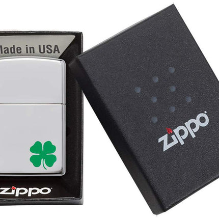 Zippo Bit O' Luck Pocket Lighter, High Polish Chrome 24007-000048