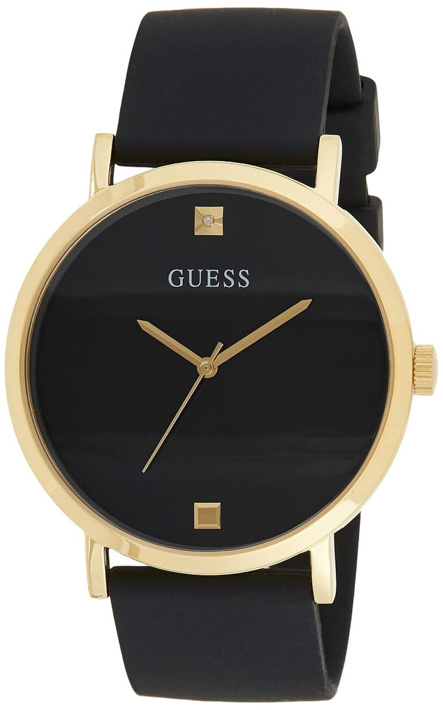 Guess Supercharged Mens Analog Japanese Quartz Watch with Silicone Bracelet