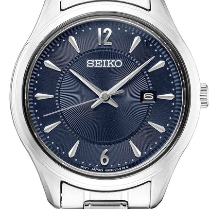 Seiko Noble Quartz Blue Dial Ladies Watch SUR425P1