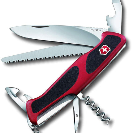 Victorinox RANGERGRIP 55 RED/Black Large Swiss Army Knife 0.9563.C