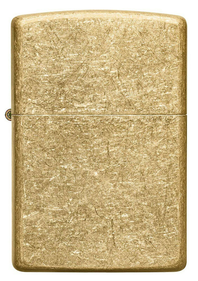 Zippo Tumbled Brass Pocket Lighter