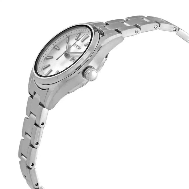 Seiko Ladies Neo Classic Quartz Silver Dial Watch - SUR349P1