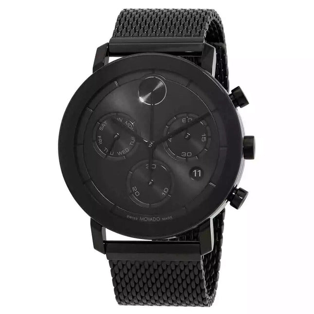 Movado Men's Bold Evolution Chronograph Quartz Black Dial Watch - 3600810