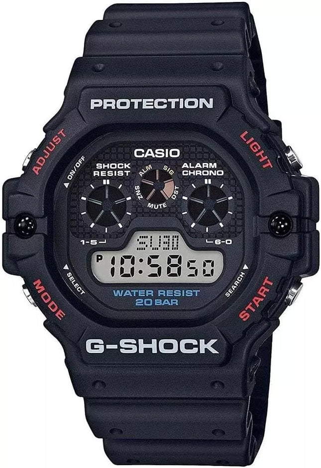 Casio Men's G-Shock Digital Black Resin Watch - DW-5900-1DR