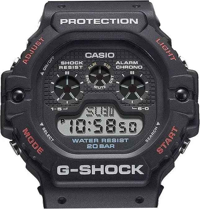 Casio Men's G-Shock Digital Black Resin Watch - DW-5900-1DR