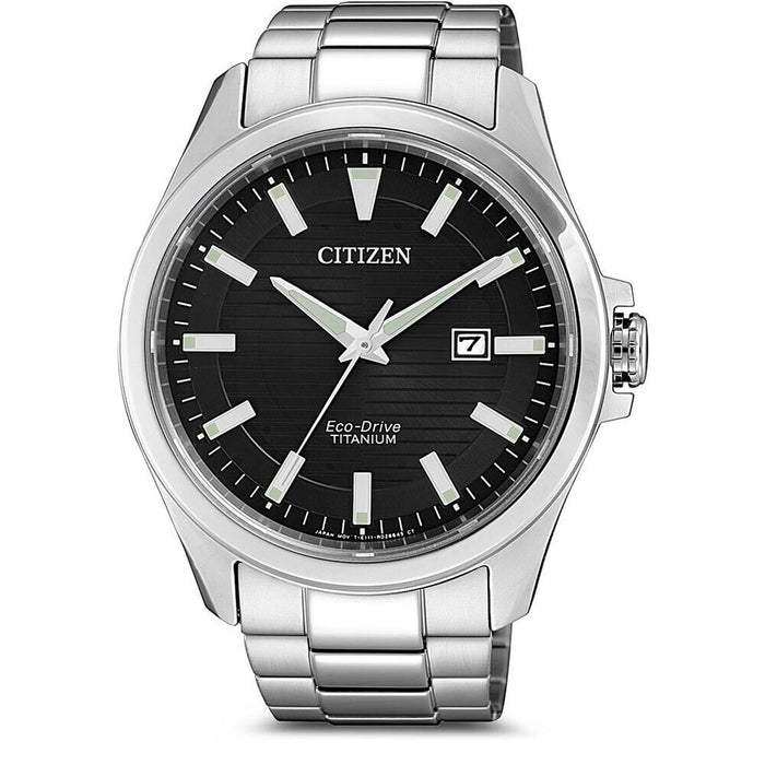 Citizen Men's Eco-Drive Titanium Watch BM7470-84E NEW