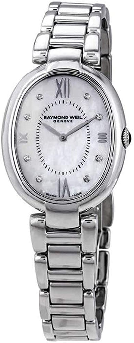 Raymond Weil Shine Mother of Pearl Diamond Dial Ladies Watch 1700-ST-00995