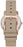 DKNY Women's Stainless Steel and Leather or Fabric Quartz Watch