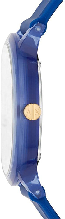 Armani Exchange Quartz Watch with Silicone Strap AX5558