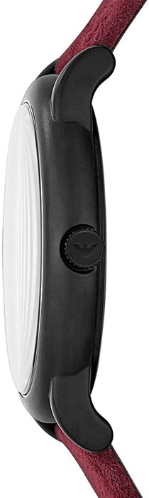 Emporio Armani Men's Three-Hand Date Black-Tone Stainless Steel Watch AR11273