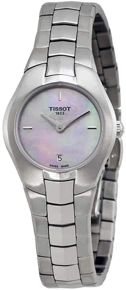 Tissot T-Round Pink Mother of Pearl Dial Ladies Watch T0960091115100