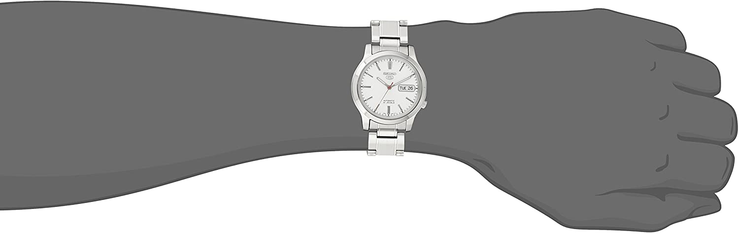 SEIKO Men's SNK789 SEIKO 5 Automatic Stainless Steel Watch with White Dial