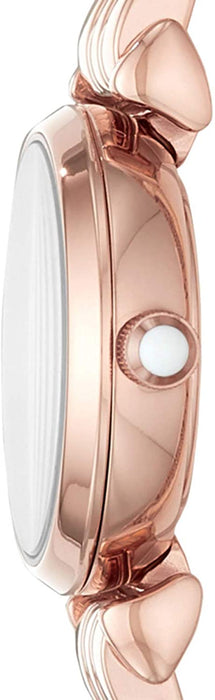 Emporio Armani Gianni T-Bar Quartz White Dial Ladies Watch AR11266