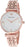 Emporio Armani Women's Quartz Watch with Stainless Steel Strap, Rose Gold, 14 (Model: AR11267)