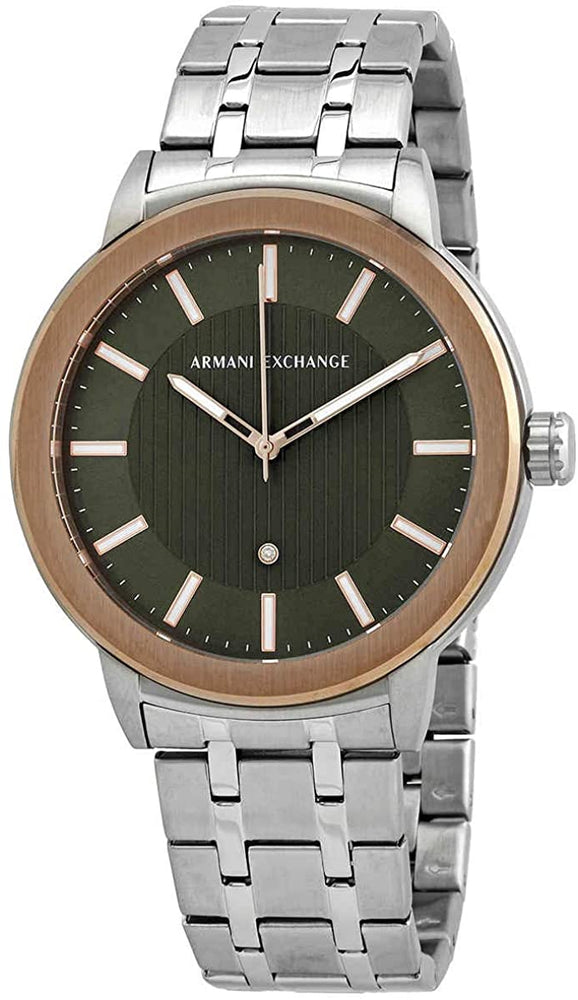 Armani Exchange Men's Maddox Three Hand Two-Tone Stainless Steel Watch AX1470