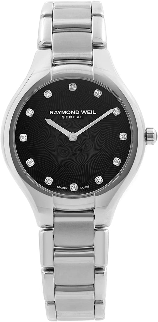Raymond Weil Noemia Black Diamond Dial Ladies Watch 5132-ST-20081