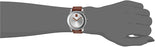 Movado Women's Swiss Quartz Stainless Steel and Leather Watch, Color: Brown (Model: 3600379)