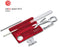 Victorinox 0.7240.T Swisscard Nailcare Ruby 81mm Helps You Stay Well-Groomed and Good to Go in VX Red 3.2 inches