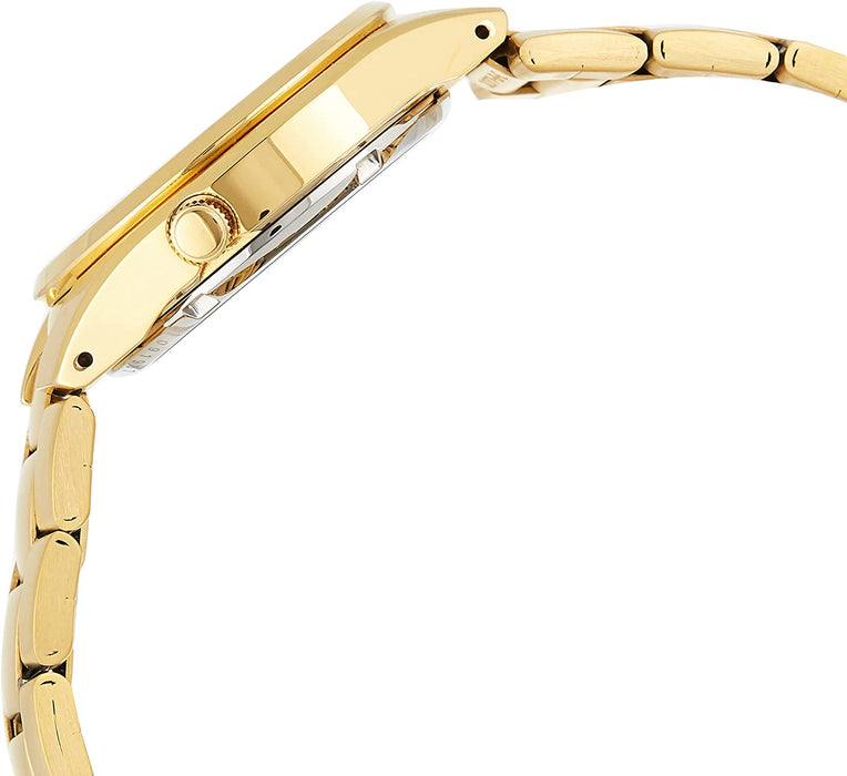 Seiko Men's SNK610 Seiko 5 Automatic Gold Dial Gold-Tone Stainless Steel Watch