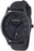 Emporio Armani Men's Renato Three-Hand Date Black-Tone Stainless Steel Watch AR11276