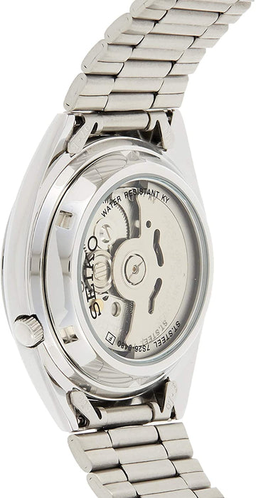 Seiko Men's SNXG47 Seiko 5 Automatic White Dial Stainless Steel Watch