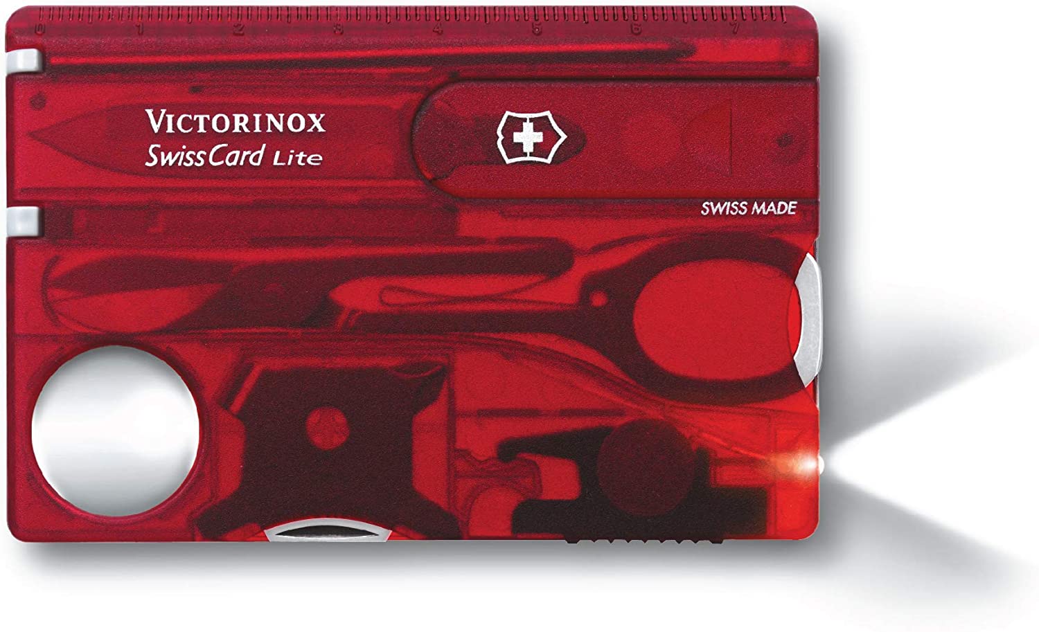 Victorinox SwissCard, Lite Rubin Transparent