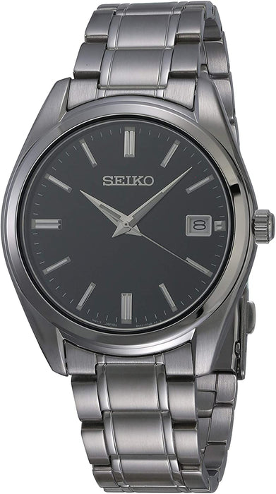 Seiko Men's Essentials Japanese Quartz Stainless Steel Strap, Silver, 0 Casual Watch (Model: SUR311)