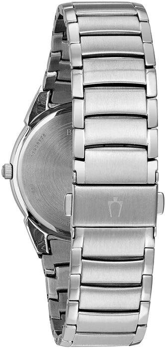 Bulova Classic Quartz Men's Watch, Stainless Steel, Silver-Tone