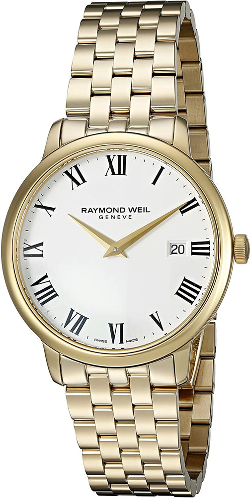Raymond Weil Men's 'Toccata' Swiss Quartz Stainless Steel and Dress Watch, Color:Gold-Toned (Model: 5488-P-00300)