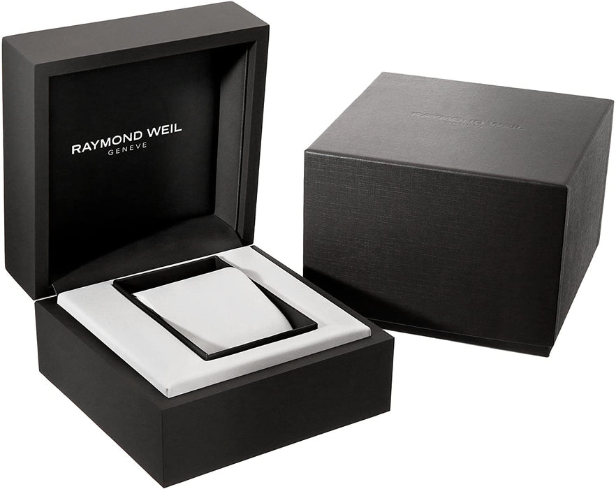 Raymond Weil Men's Swiss-Quartz Watch with Stainless-Steel Strap, Silver, 20 (Model: 8160-ST2-50001)