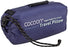 Cocoon AIR CORE Travel Pillow HYPERLIGHT 28X38 cm (Black/Dark Blue)