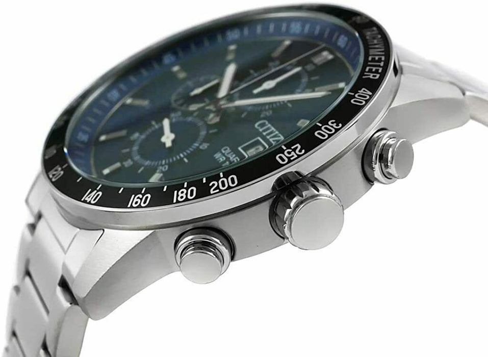 Citizen Men's Quartz Blue Dial Chronograph Watch - AN3600-59L NEW