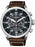Citizen Men's Dress Chronograph Eco-Drive Leather Watch CA4210-16E NEW