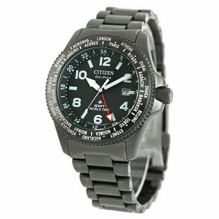 Citizen Men's Promaster GMT World Time Eco-Drive Watch - BJ7107-83E NEW