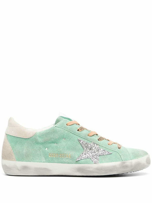 Golden Goose Ladies Superstar Classic Sneakers in Leather GWF00102.F001009.35697